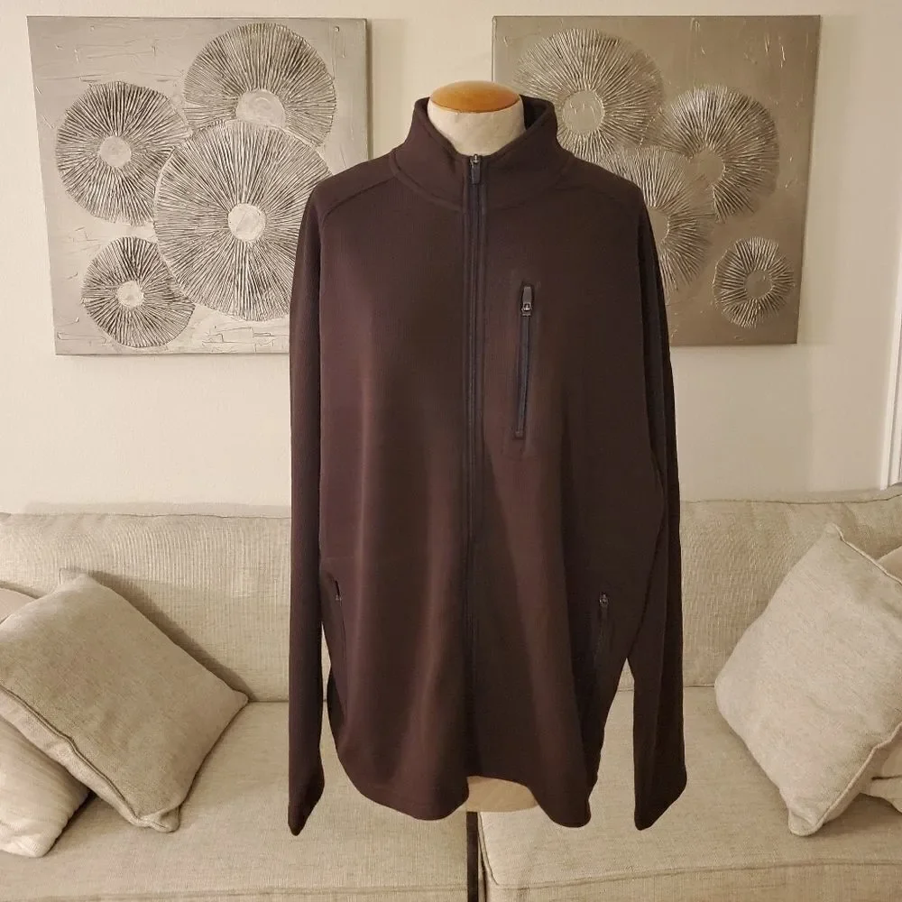 NEW: Tailor Vintage PUREtec cool® Waffle Bonded Fleece Full Zip size XXL